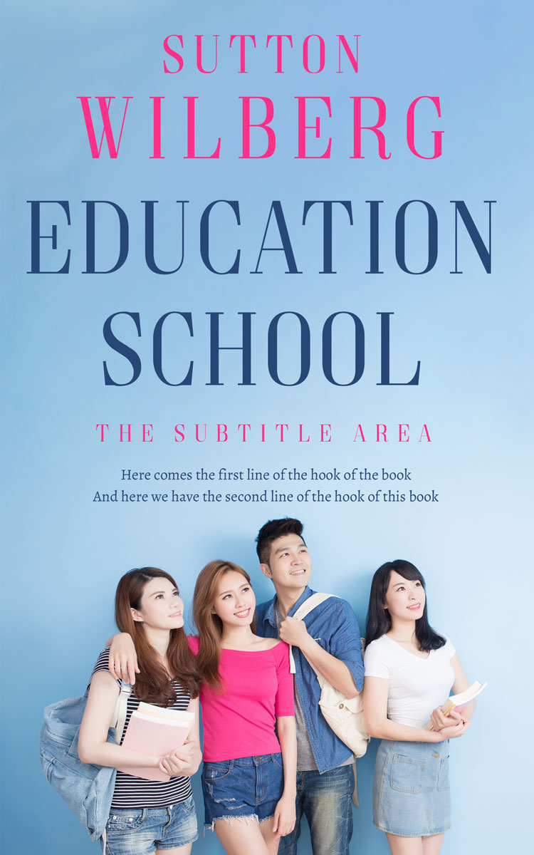 2D view of Premade Education Book Cover - Spindle