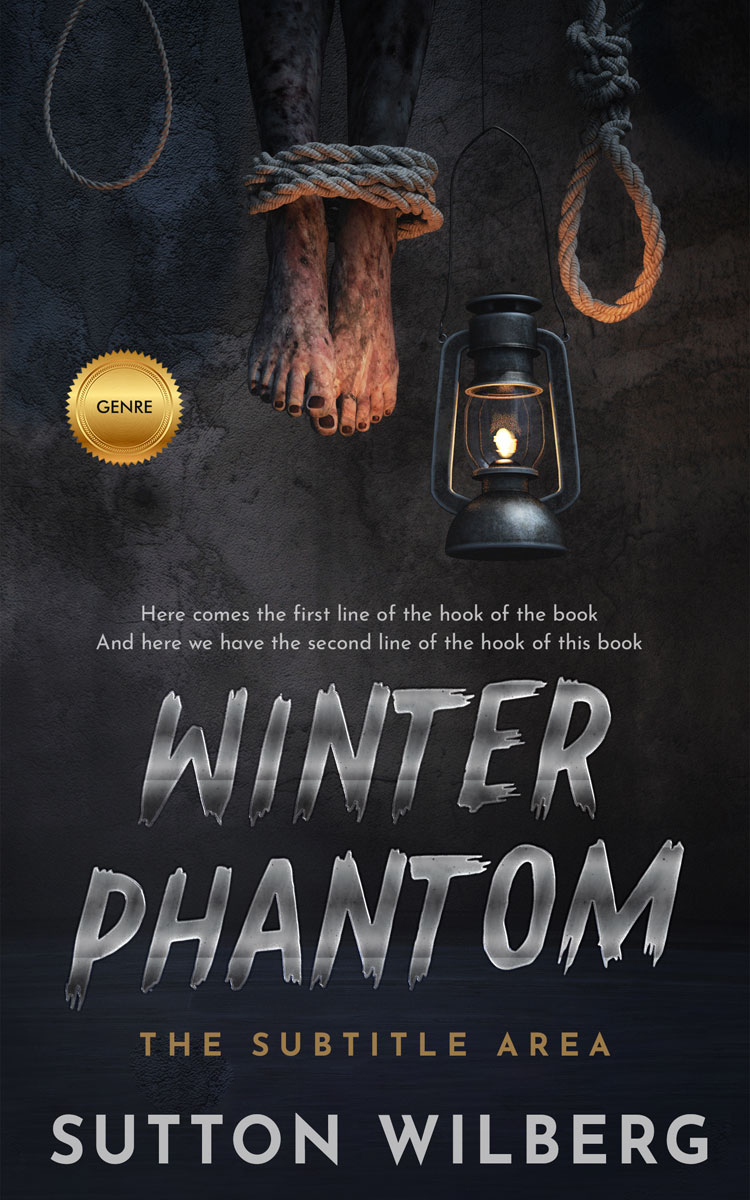 2D view of Premade Mystery & Thriller & Suspense Book Cover - Shark