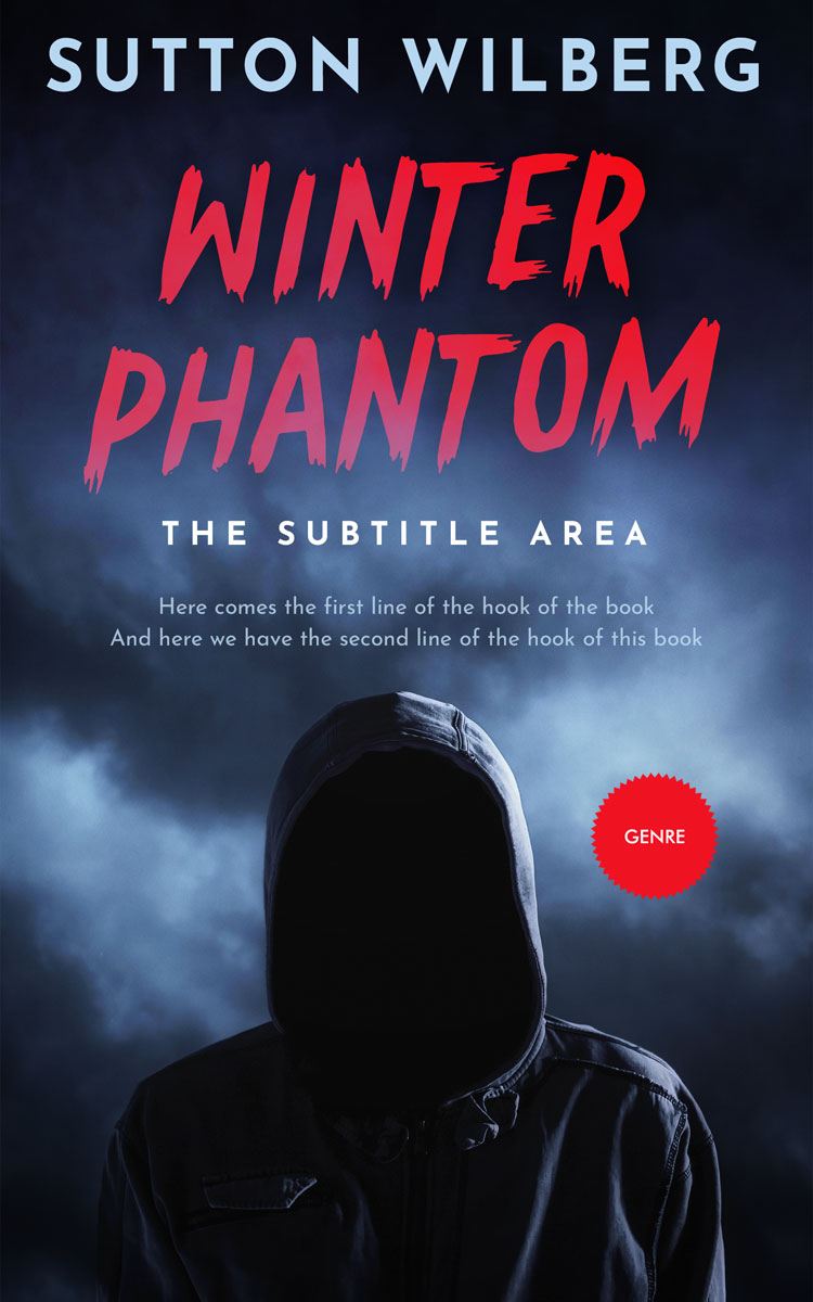 2D view of Premade Mystery & Thriller & Suspense Book Cover - Mirage