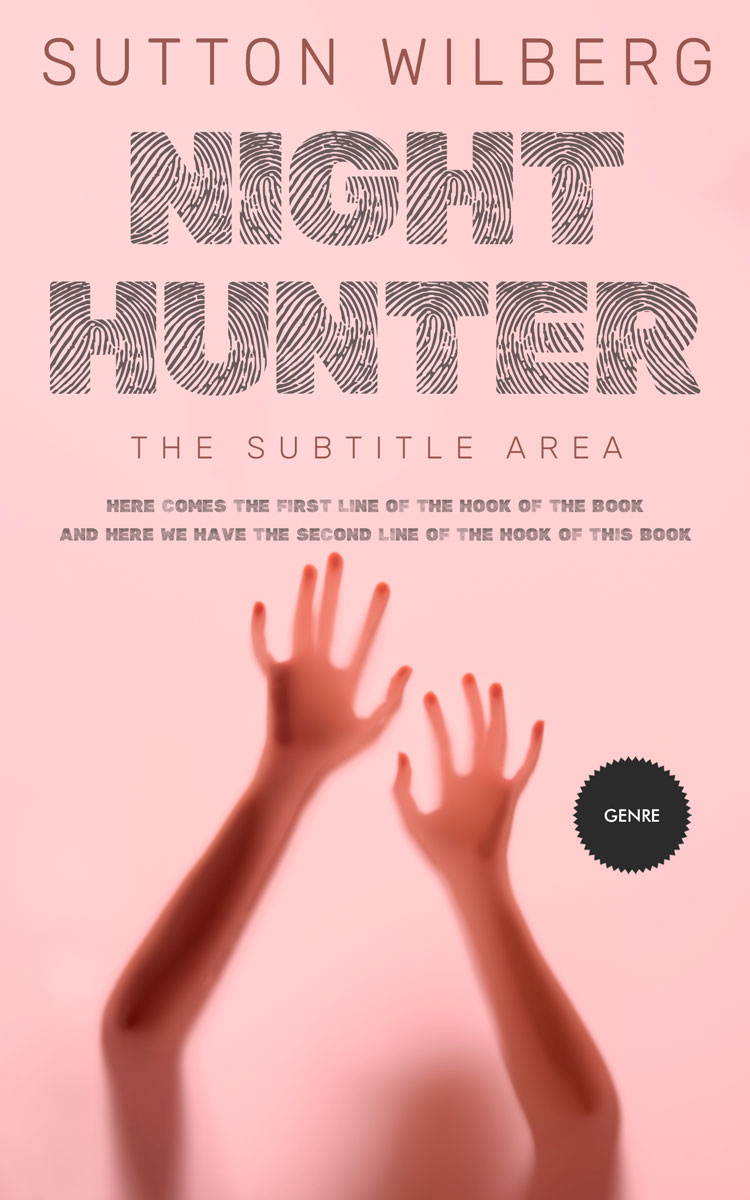 2D view of Premade Mystery & Thriller & Suspense Book Cover - Azalea