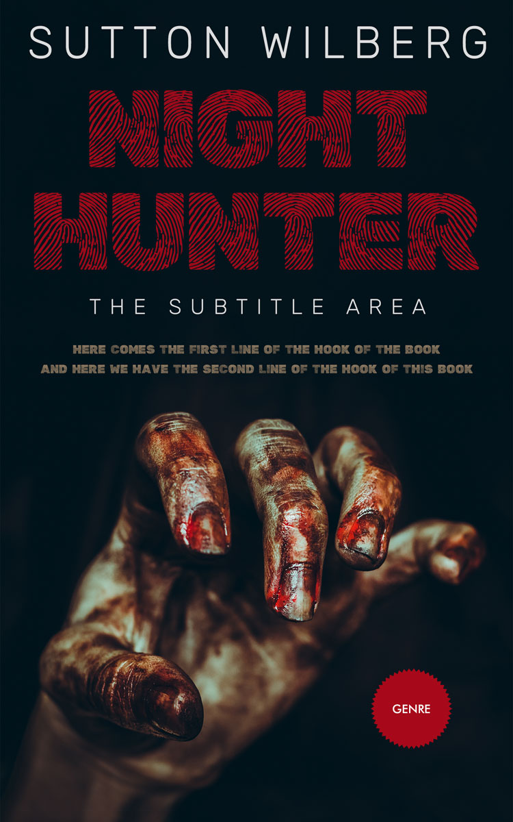 2D view of Premade Mystery & Thriller & Suspense Book Cover - Bunker