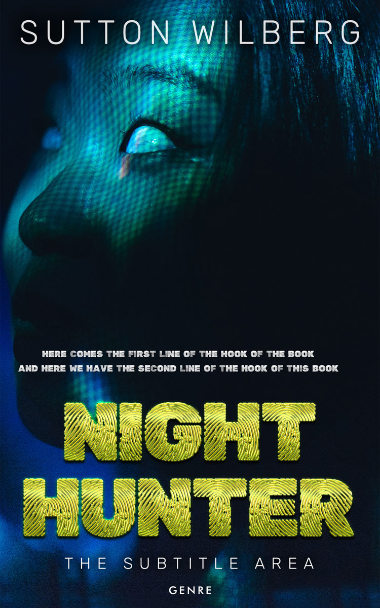 2D view of Premade Horror Book Cover - Firefly