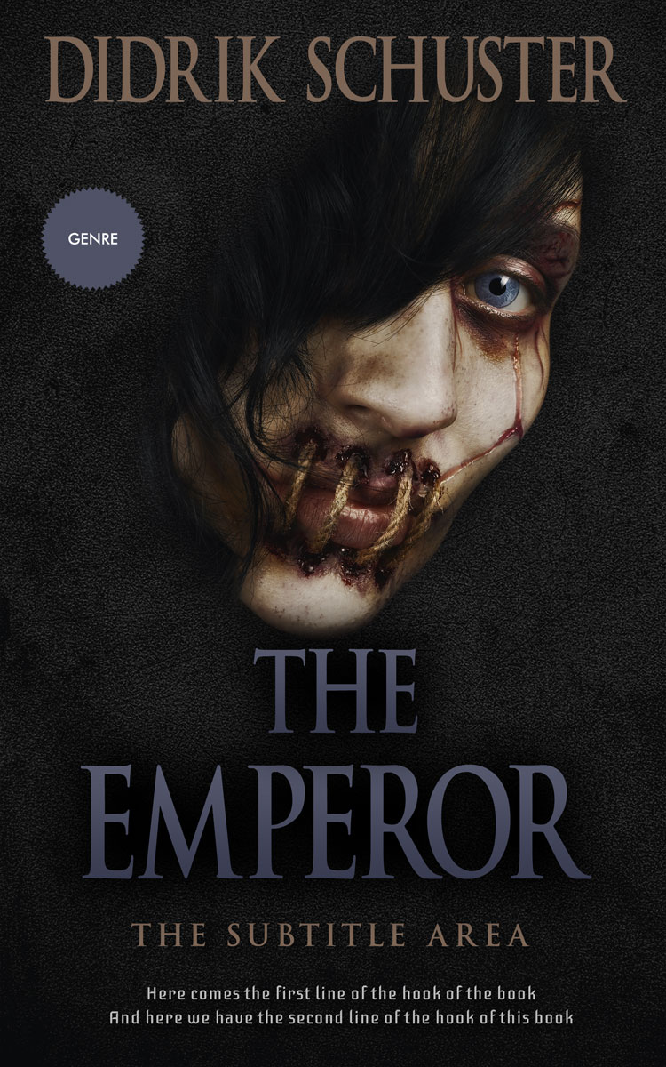 2D view of Premade Mystery & Thriller & Suspense Book Cover - Cod Gray