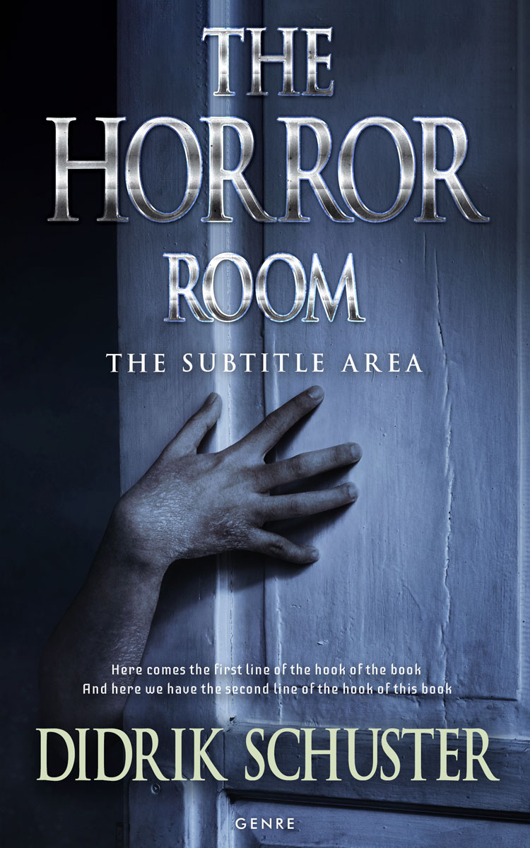 2D view of Premade Horror Book Cover - Ebony Clay