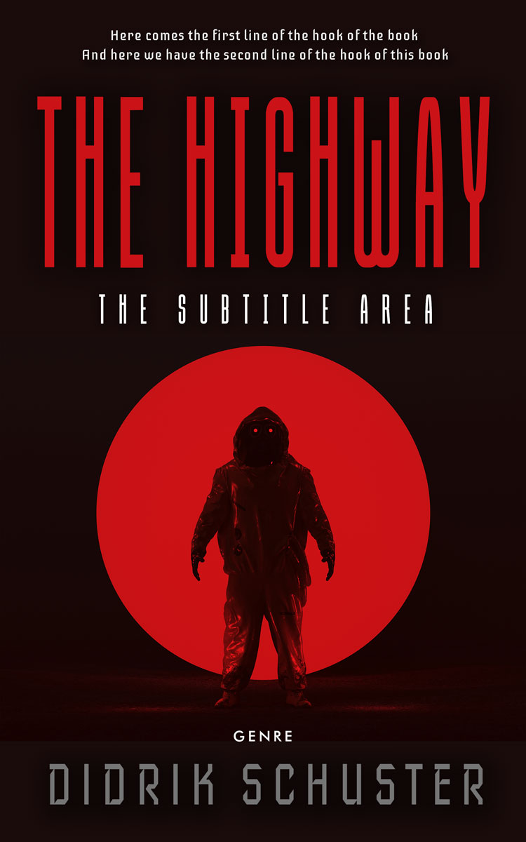 2D view of Premade Apocalyptica Book Cover - Thunderbird