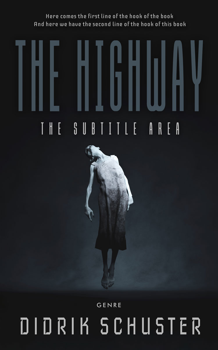 2D view of Premade Mystery & Thriller & Suspense Book Cover - Shark