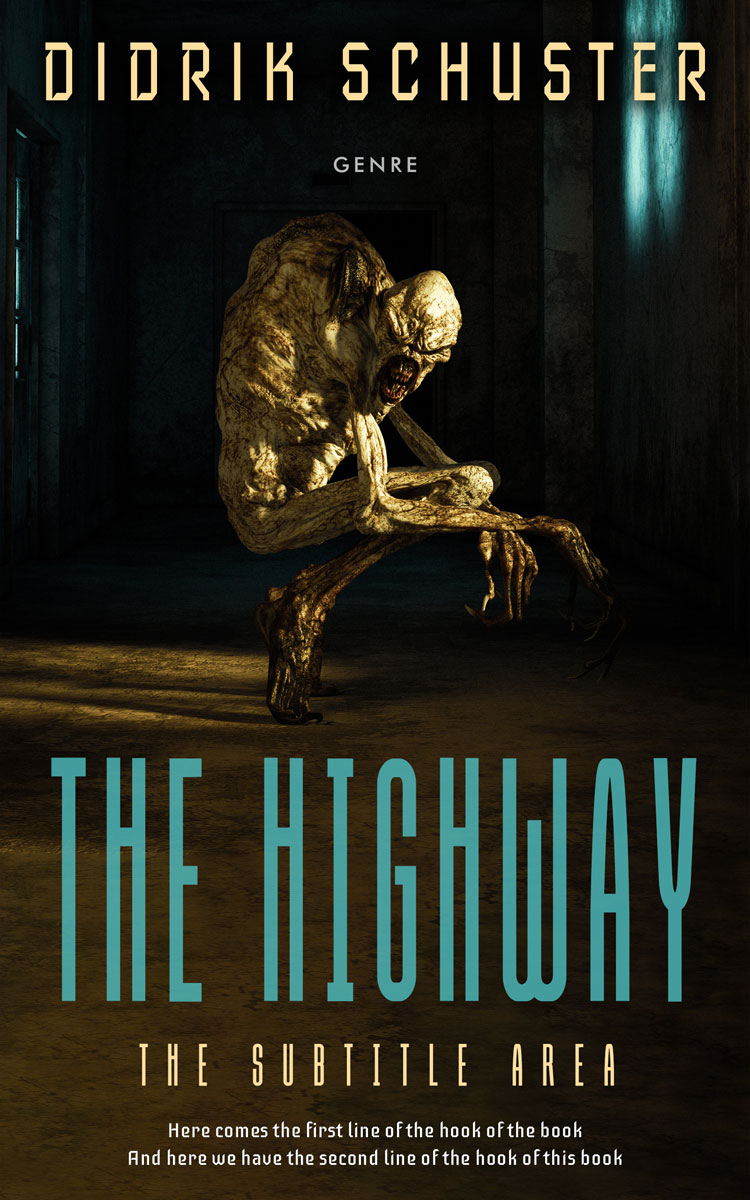 2D view of Premade Fantasy Book Cover - Eternity