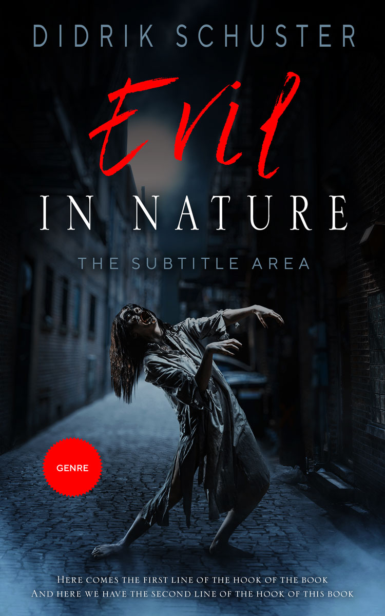 2D view of Premade Horror Book Cover - Bunker