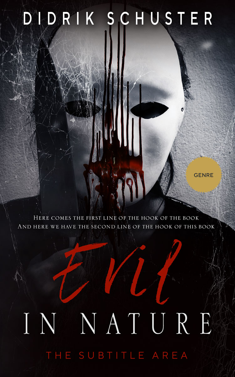 2D view of Premade Mystery & Thriller & Suspense Book Cover - Martini