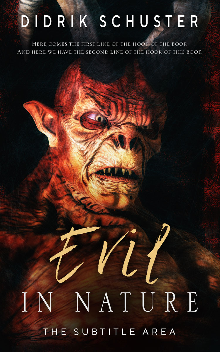 2D view of Premade Horror Book Cover - Gondola