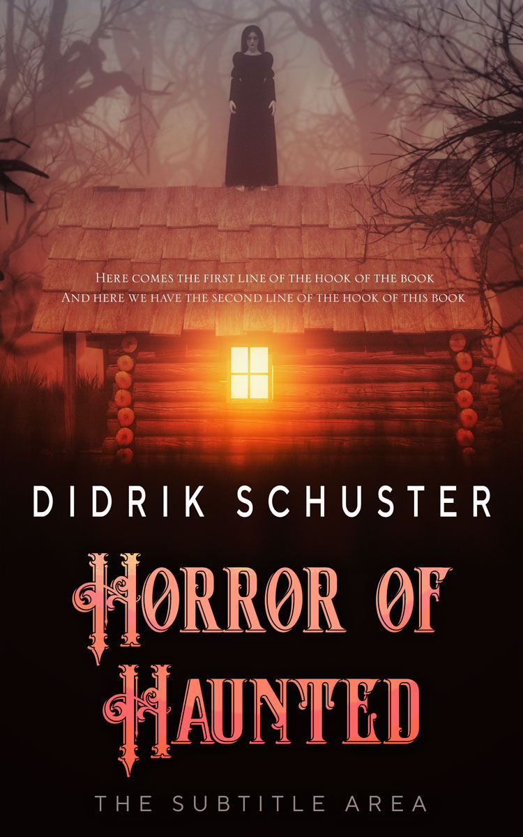 2D view of Premade Horror Book Cover - Night Rider