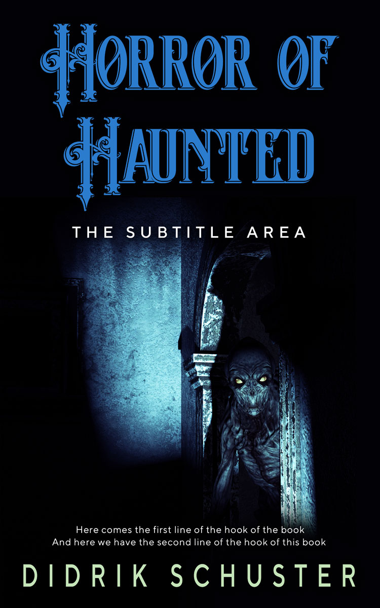 2D view of Premade Horror Book Cover - Bunker