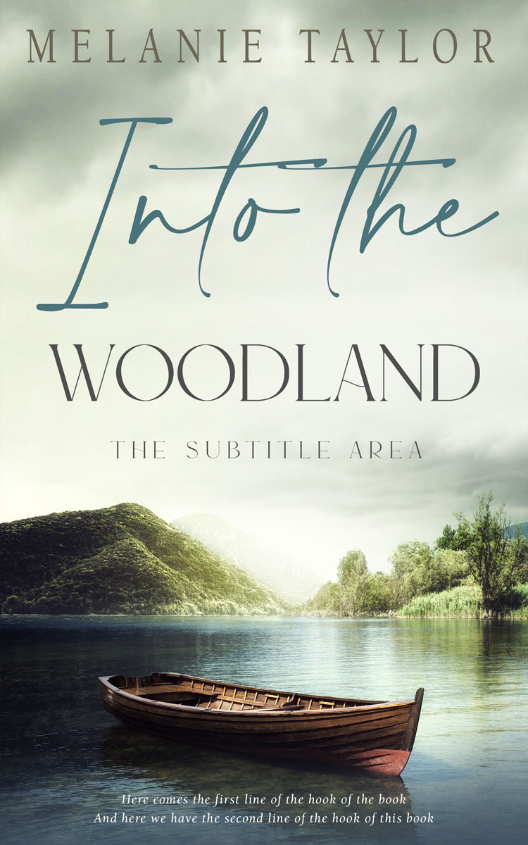 2D view of Premade Nature Book Cover - Outer Space