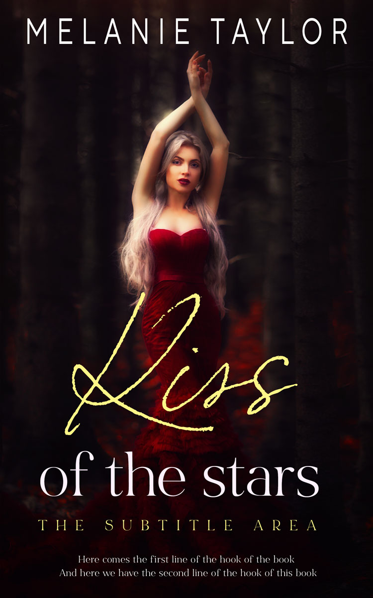 2D view of Premade Romance Book Cover - Night Rider