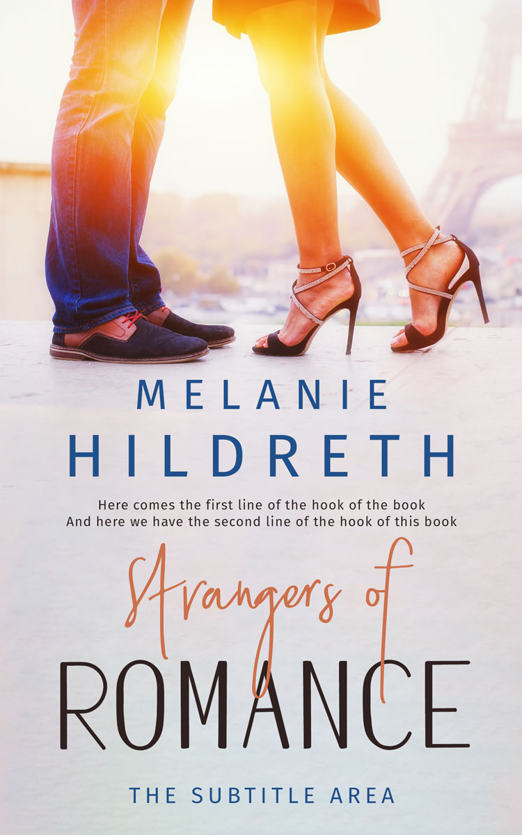 2D view of Premade Romance Book Cover - Swiss Coffee