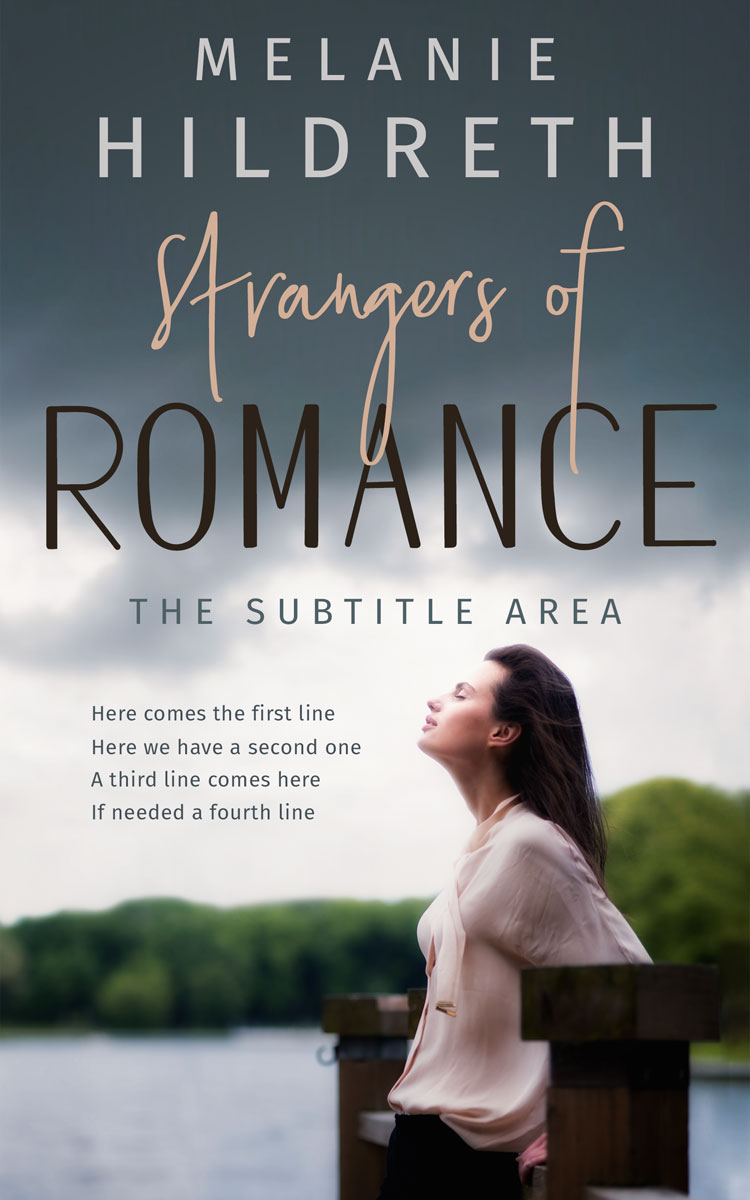2D view of Premade Romance Book Cover - Cape Cod