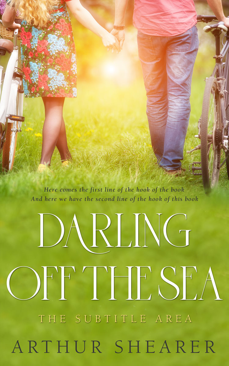 2D view of Premade Romance Book Cover - Sushi