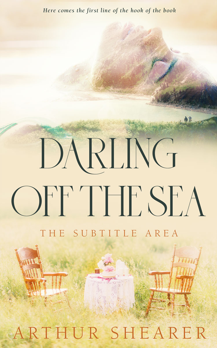 2D view of Premade Romance Book Cover - Wheatfield