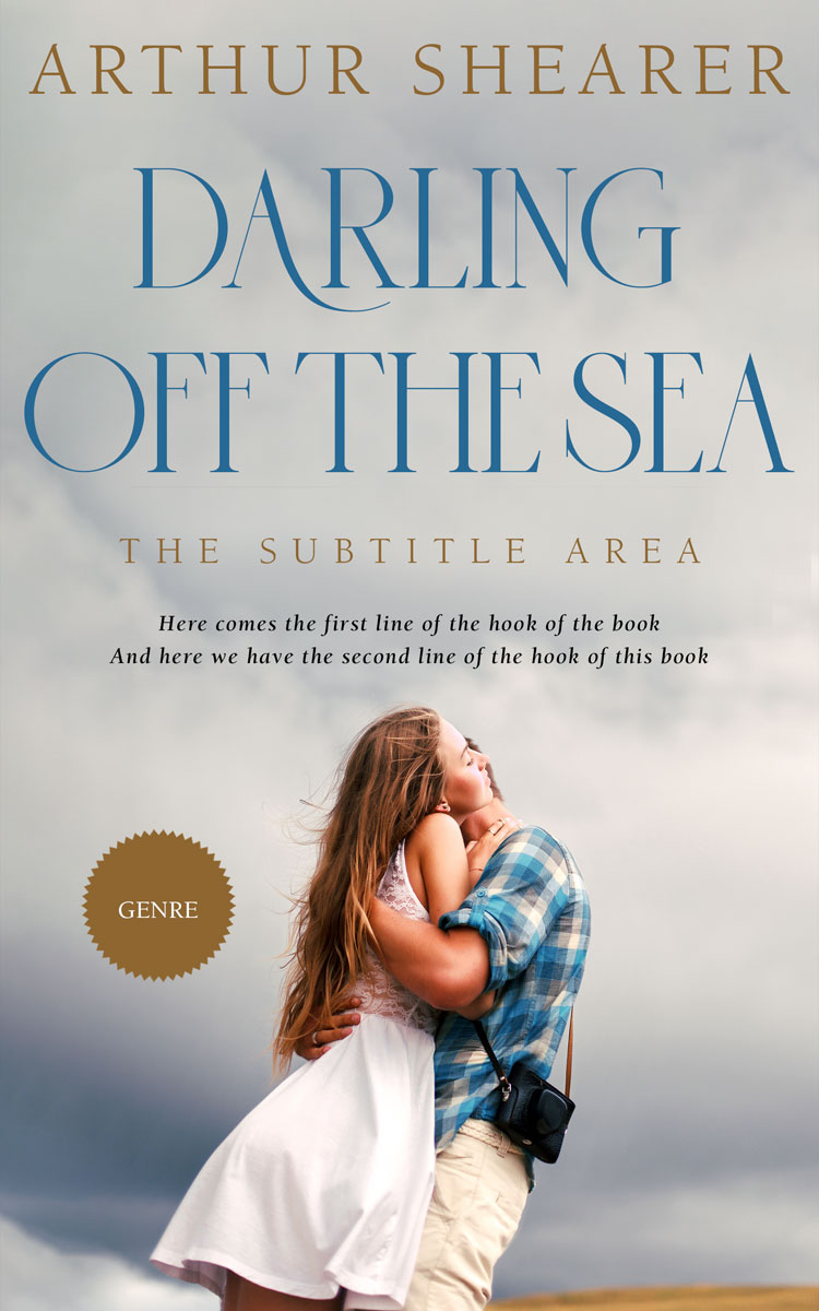 2D view of Premade Romance Book Cover - Cloud