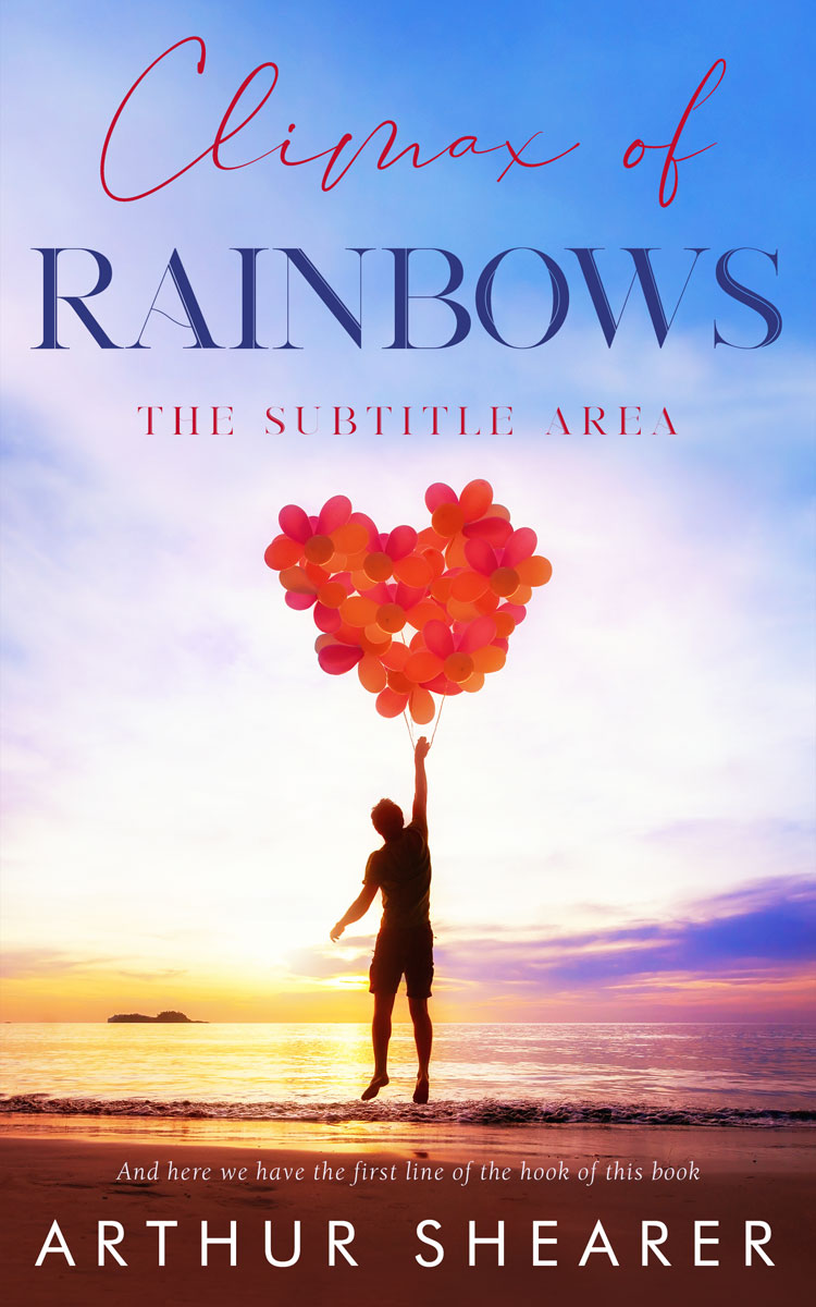 2D view of Premade Romance Book Cover - East Bay