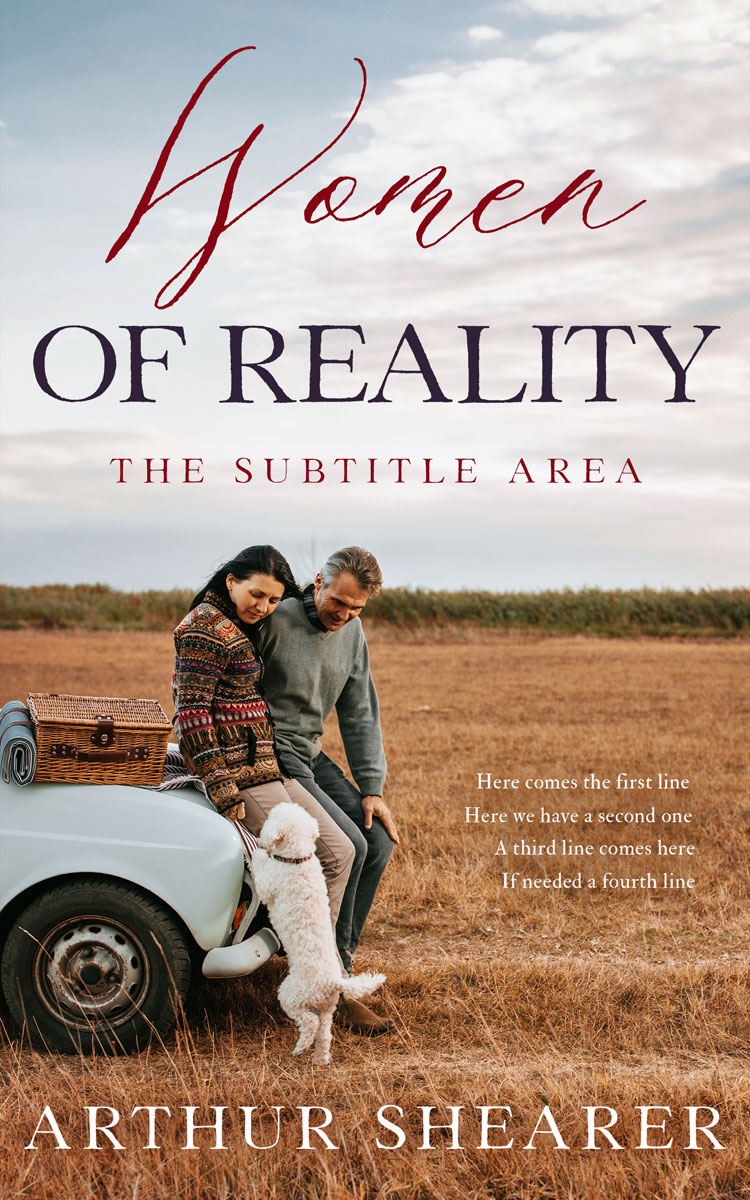 2D view of Premade Romance Book Cover - Swiss Coffee