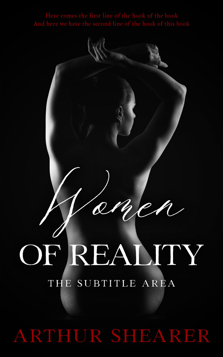 2D view of Premade Erotica Book Cover - Cod Gray