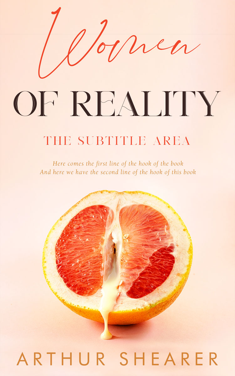 2D view of Premade Erotica Book Cover - Champagne