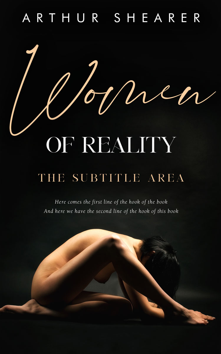 2D view of Premade Erotica Book Cover - Cod Gray