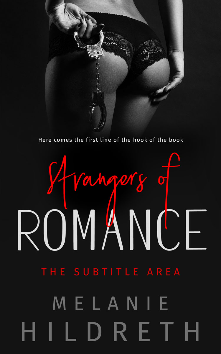 2D view of Premade Erotica Book Cover - Cod Gray