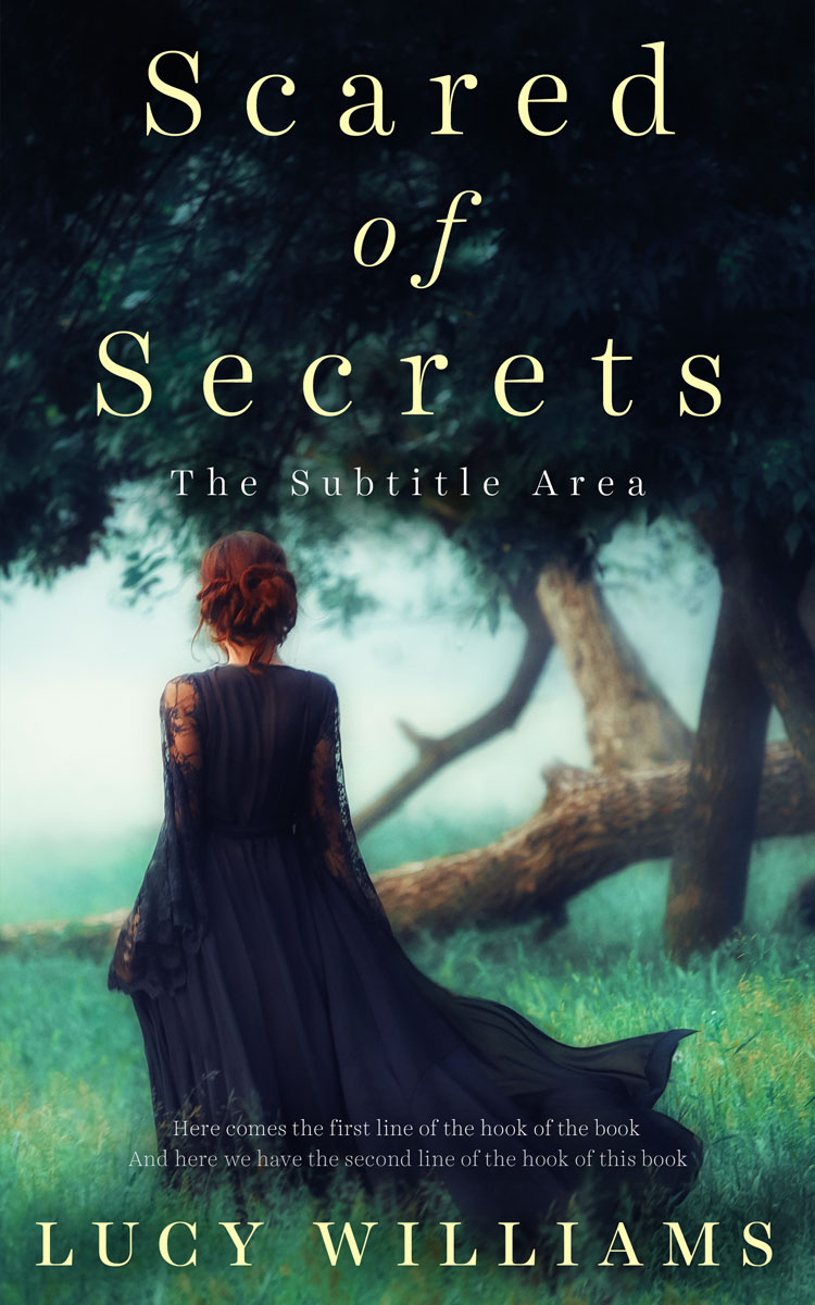 2D view of Premade Romance Book Cover - Mirage