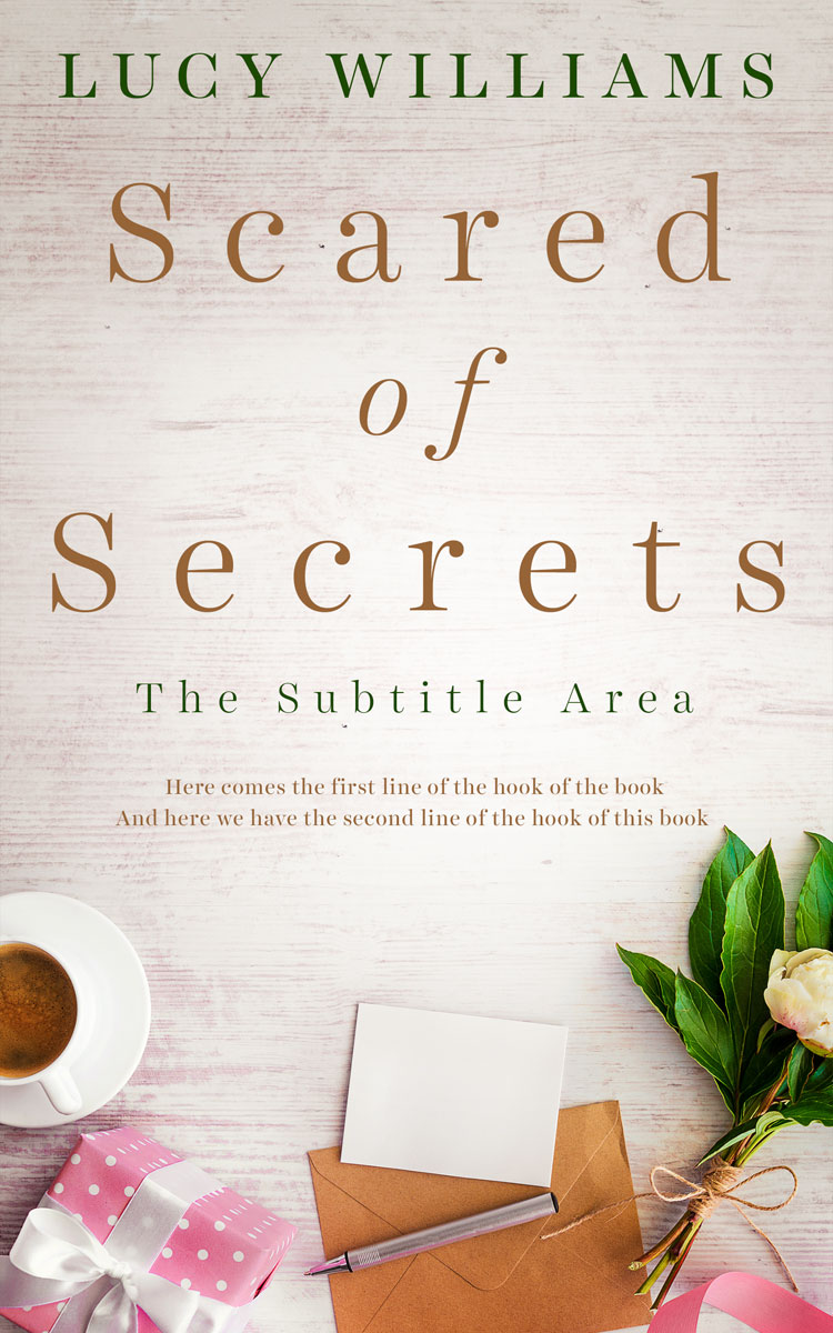 2D view of Premade Romance Book Cover - Pearl Bush