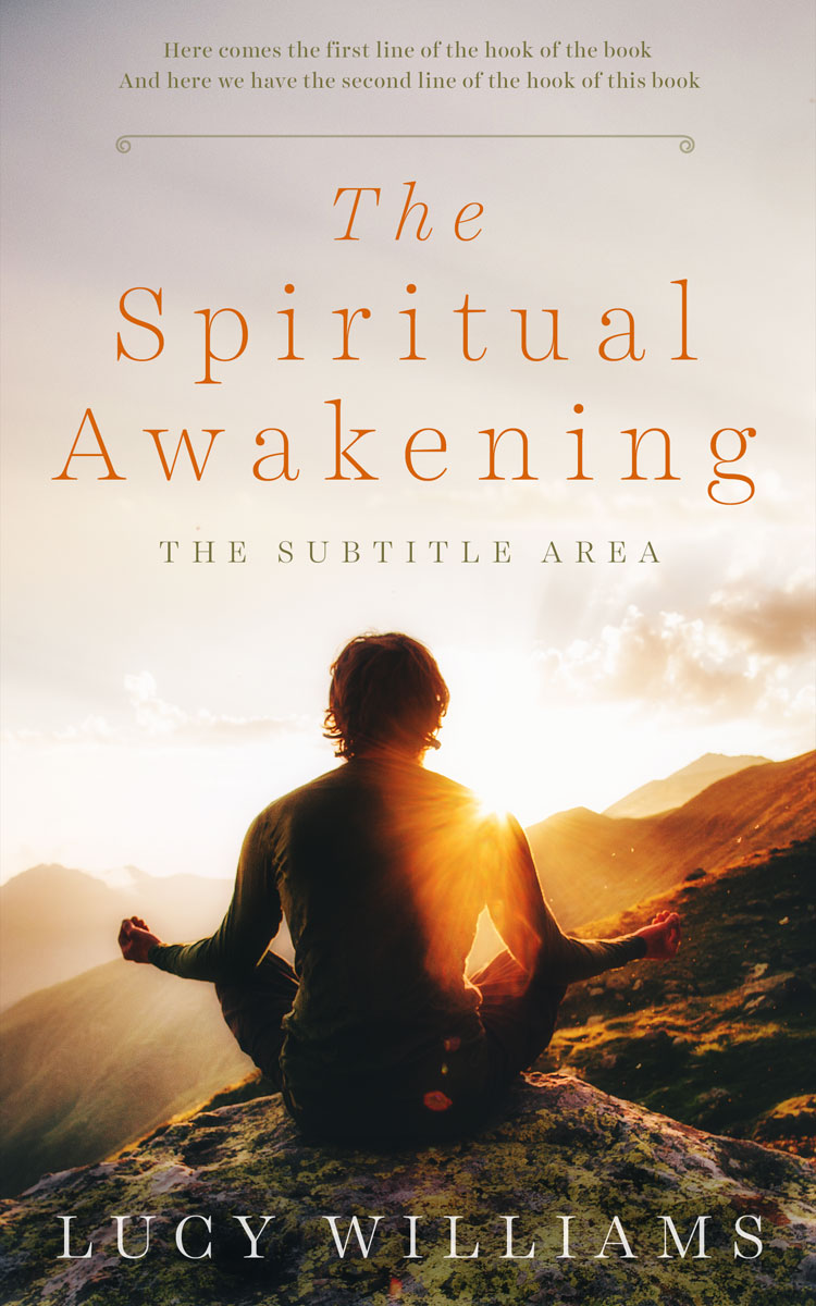 2D view of Premade Health & Mind & Body Book Cover - Zeus