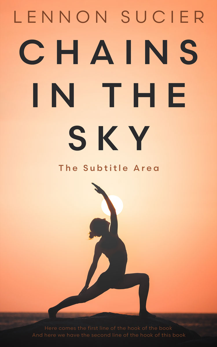 2D view of Premade Health & Dieting & Fitness Book Cover - Corvette