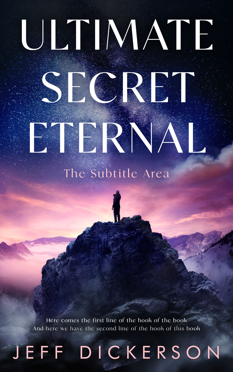 2D view of Premade Science Fiction Book Cover - Mirage