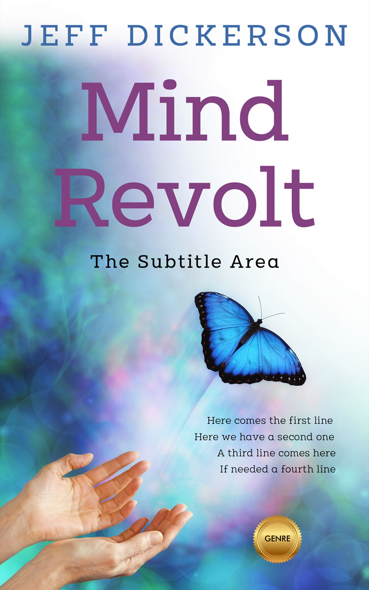 2D view of Premade Health & Mind & Body Book Cover - Ghost