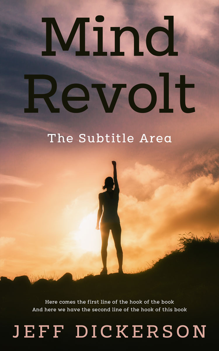 2D view of Premade Health & Mind & Body Book Cover - Sandal