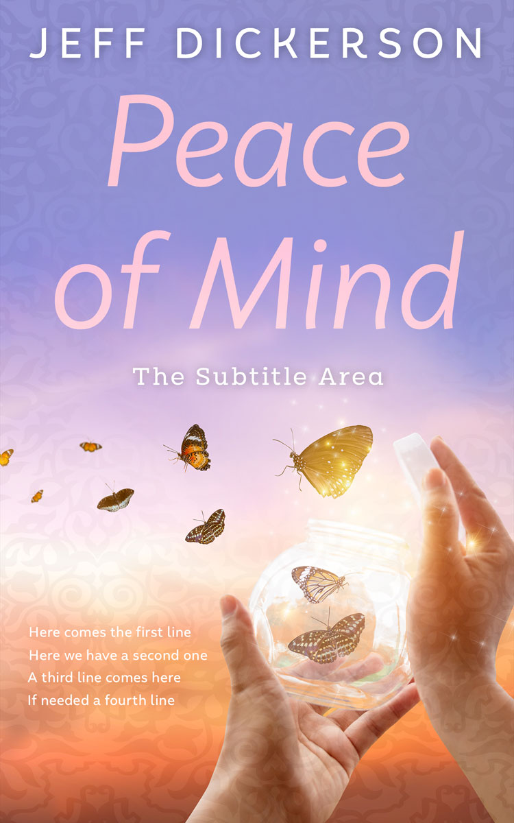 2D view of Premade Health & Mind & Body Book Cover - London Hue