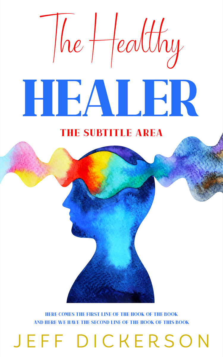 2D view of Premade Health & Mind & Body Book Cover - Mandys Pink