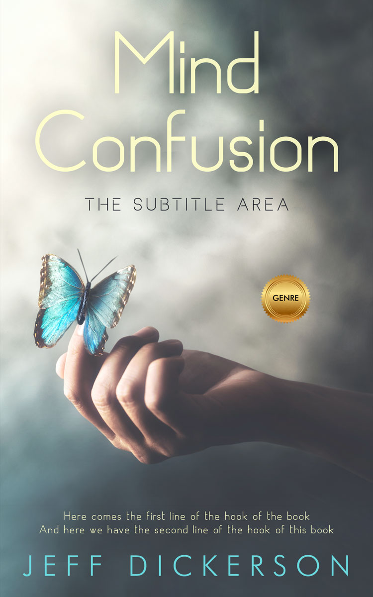 2D view of Premade Health & Mind & Body Book Cover - Abbey