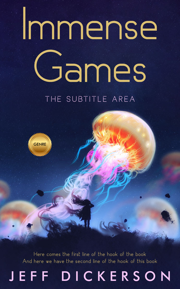 2D view of Premade Fantasy Book Cover - Port Gore