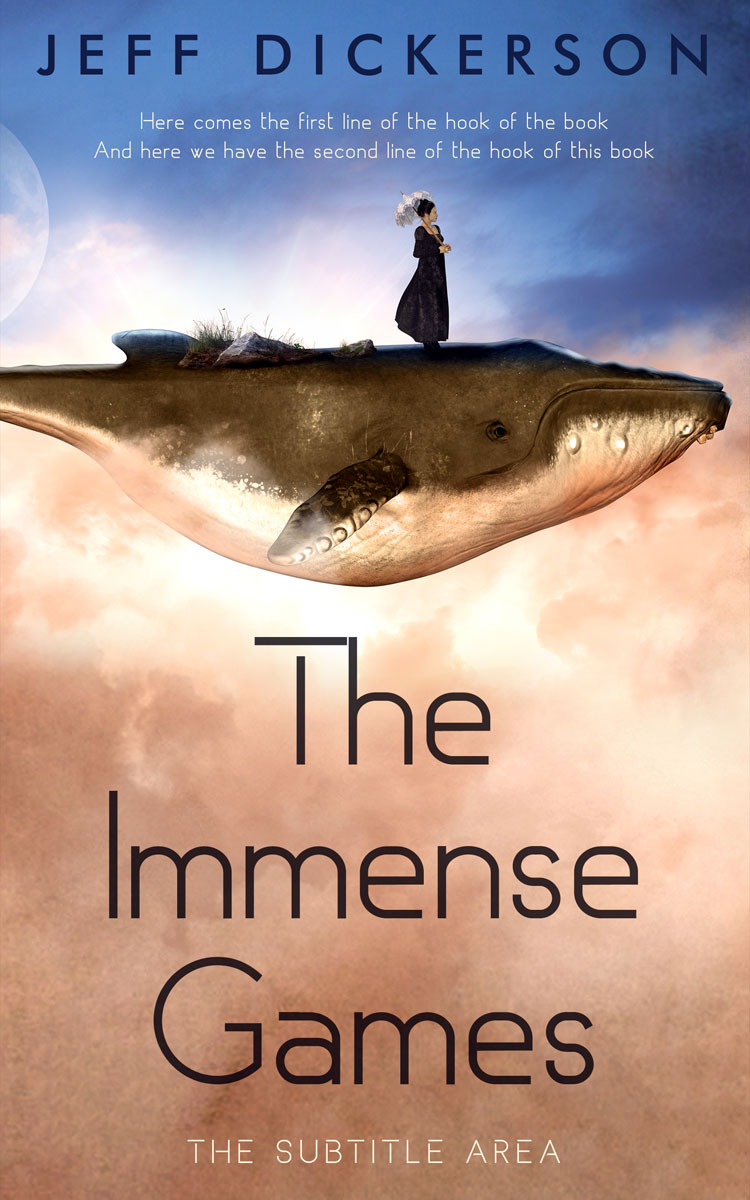 2D view of Premade Fantasy Book Cover - Eunry