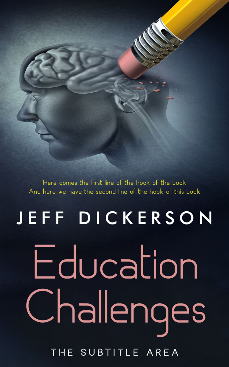 2D view of Premade Self-Improvement & Self-Help Book Cover - Mirage