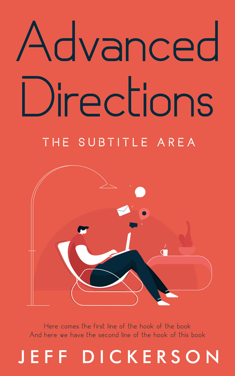 2D view of Premade Education Book Cover - Burnt Sienna