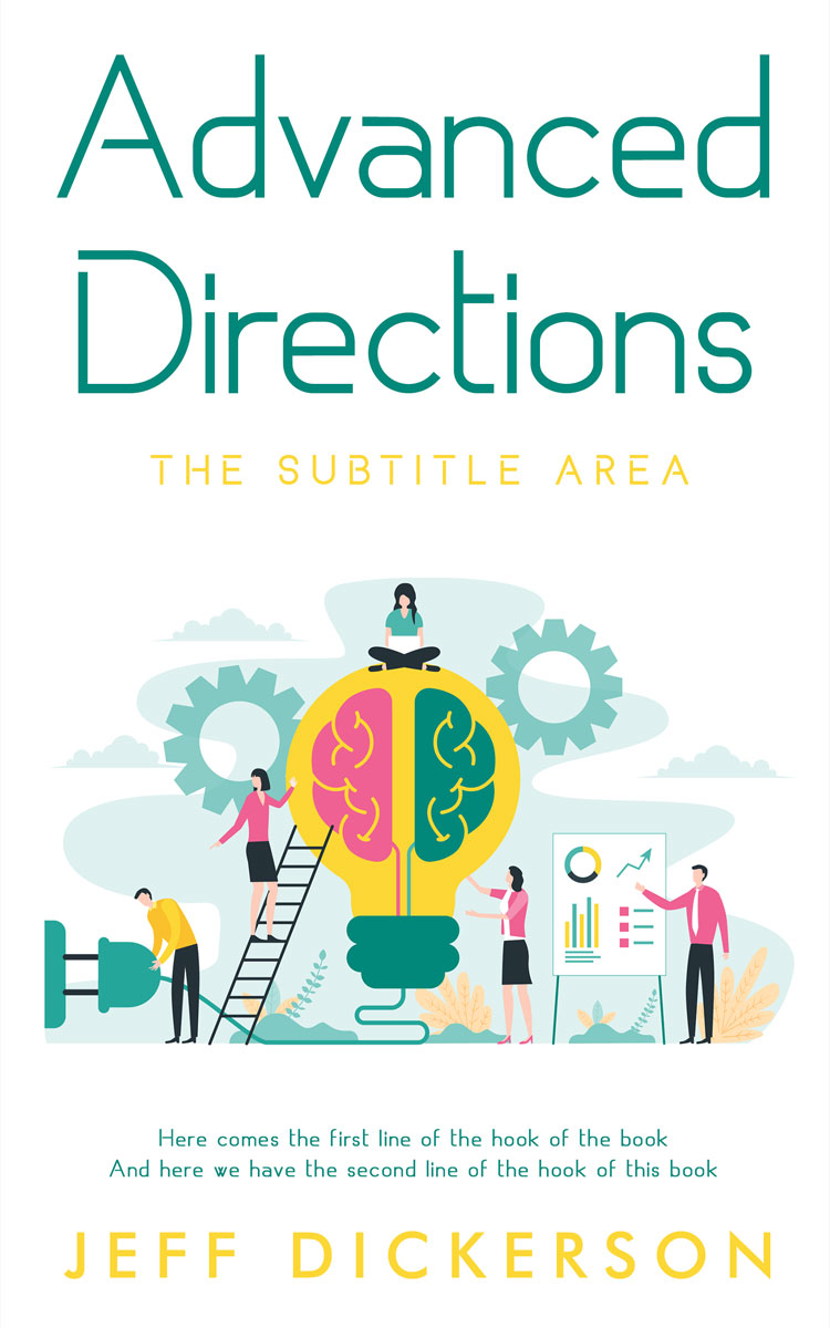 2D view of Premade Business Book Cover - Genoa