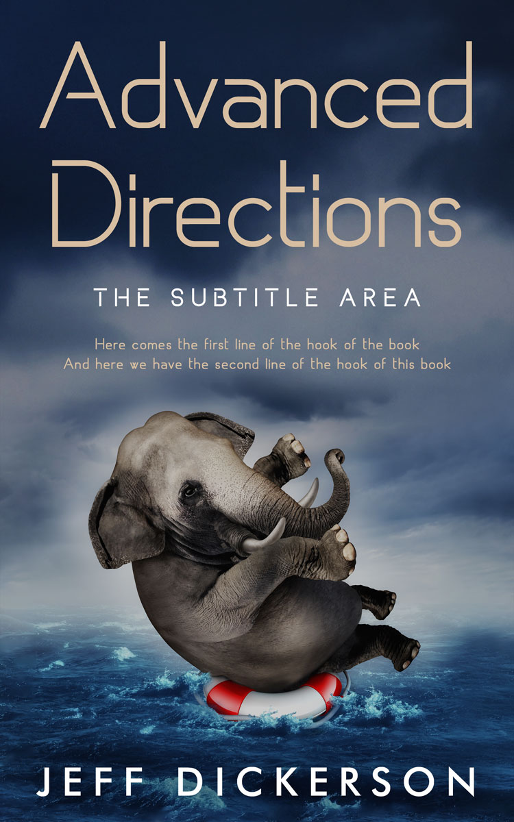 2D view of Premade Surreal Book Cover - Pickled Bluewood