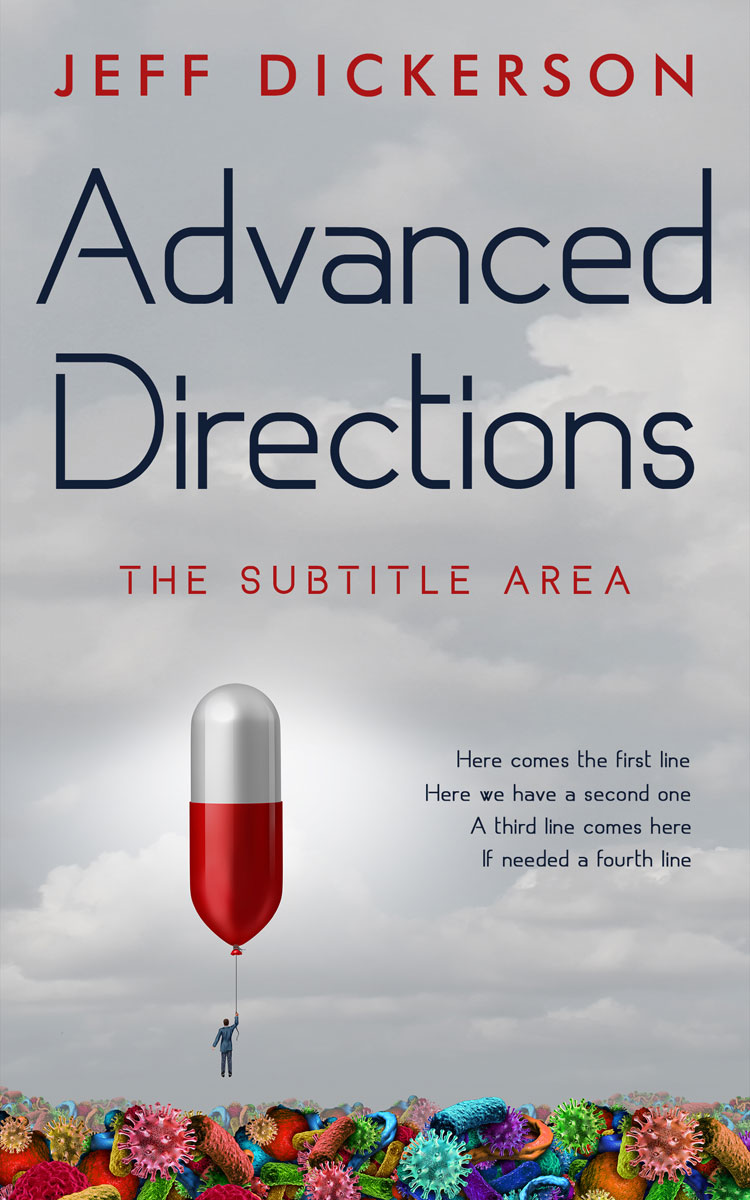 2D view of Premade Business Book Cover - French Gray