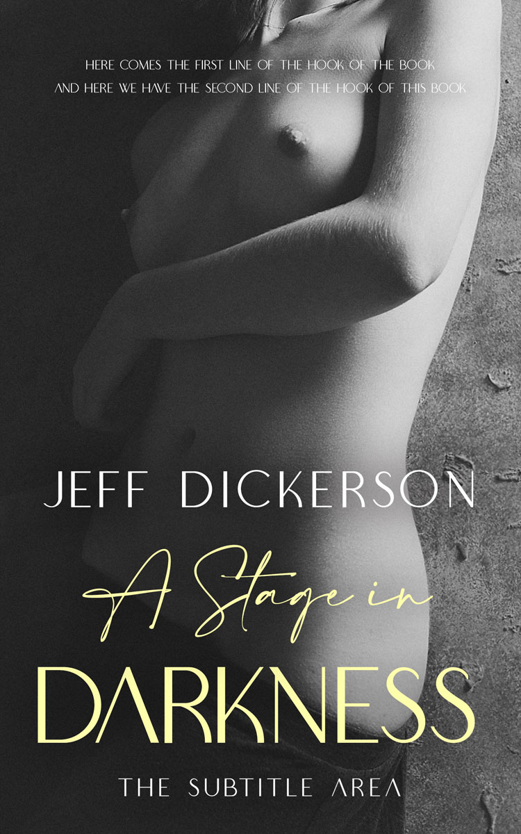 2D view of Premade Erotica Book Cover - Mine Shaft