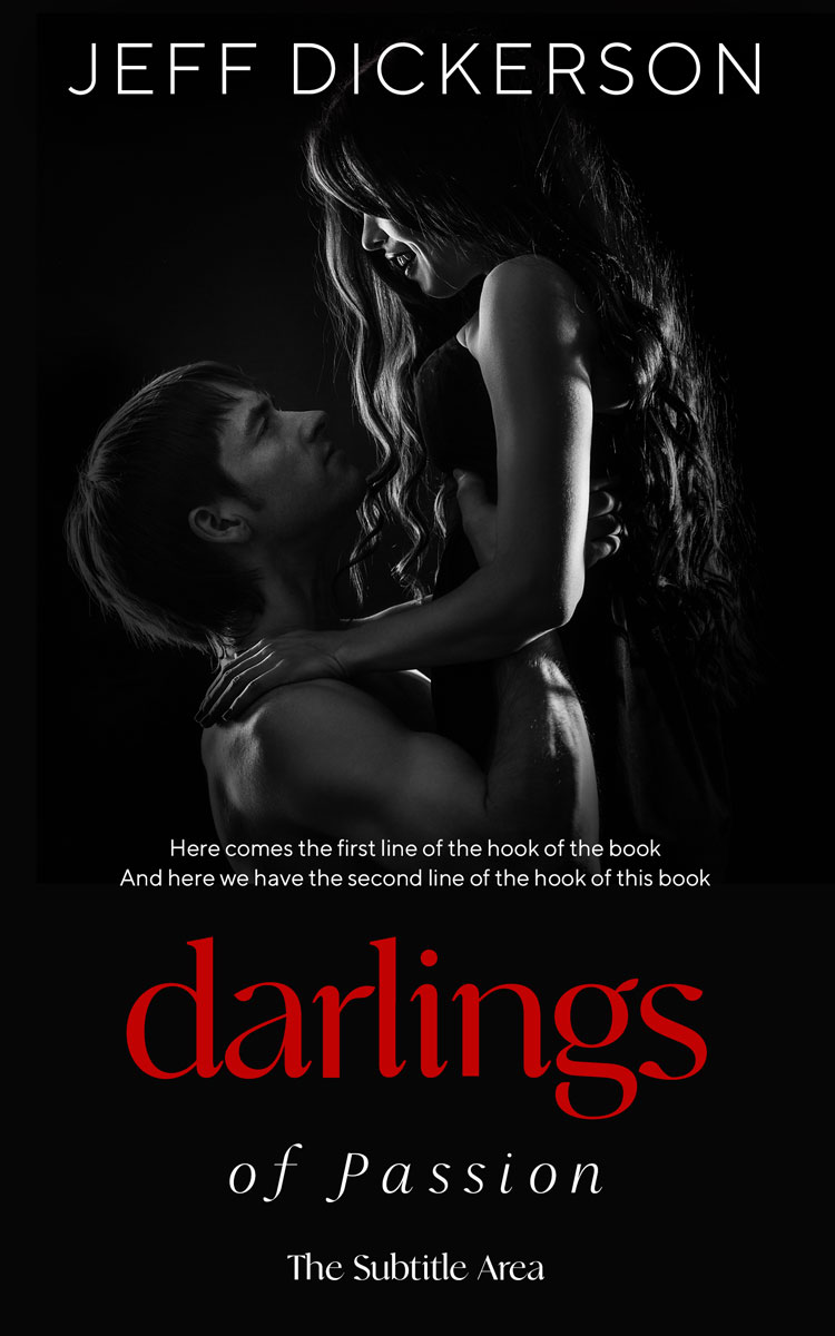 2D view of Premade Erotica Book Cover - Cod Gray