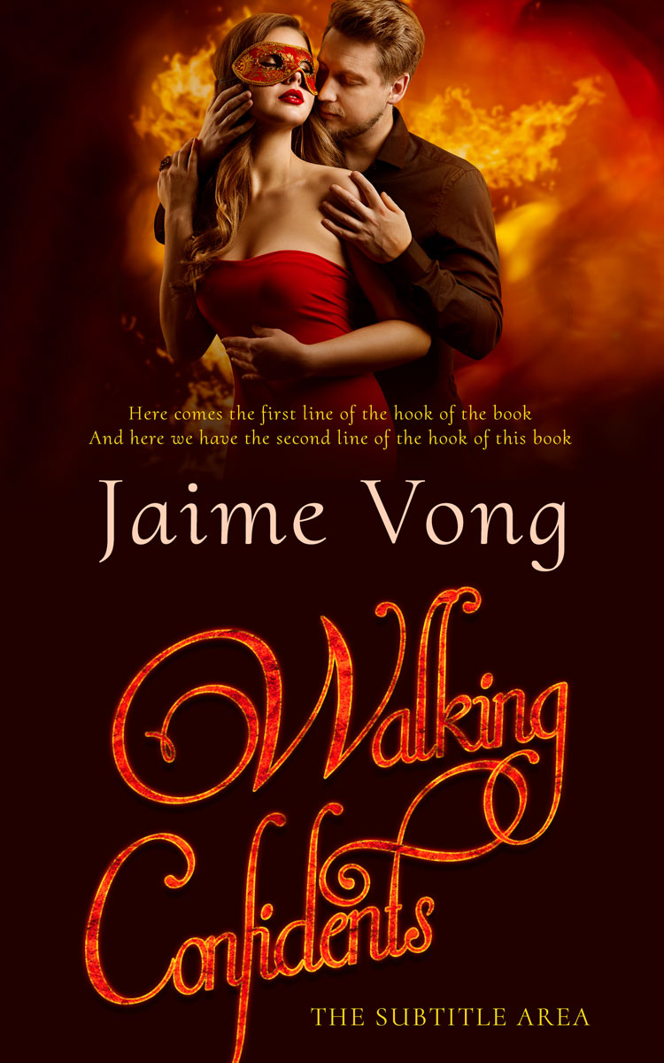 2D view of Premade Erotica Book Cover - Orange Roughy