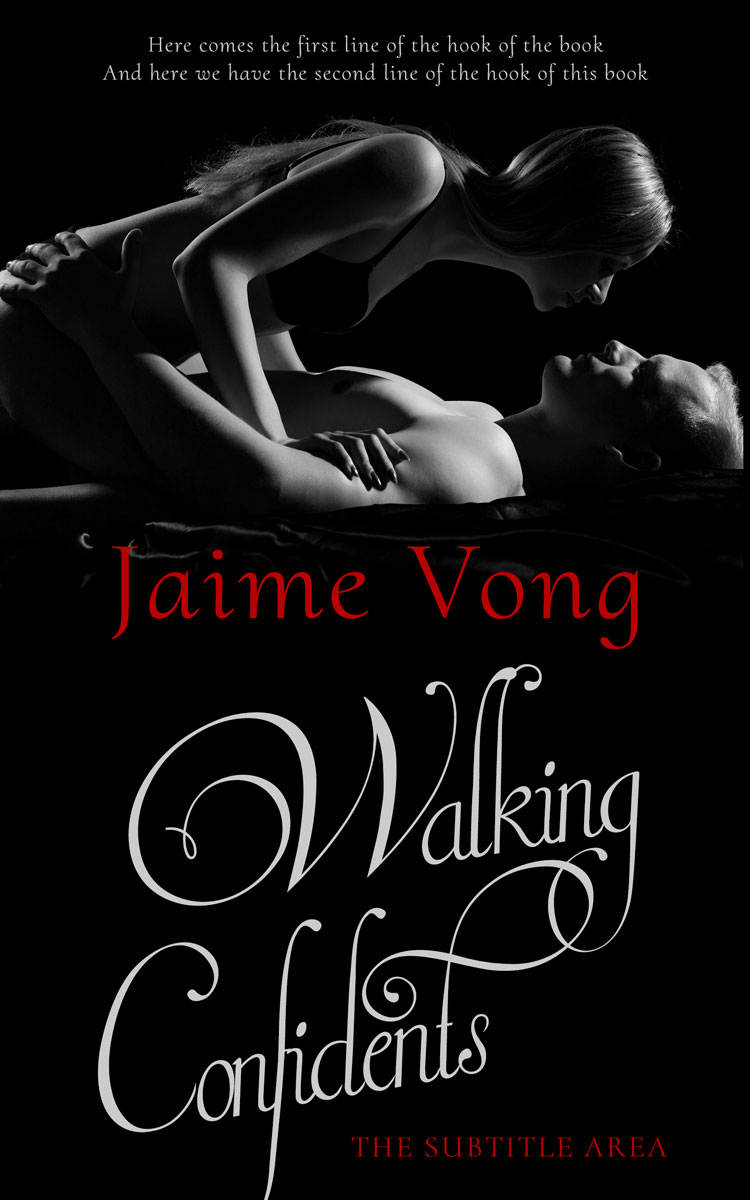 2D view of Premade Erotica Book Cover - Cod Gray